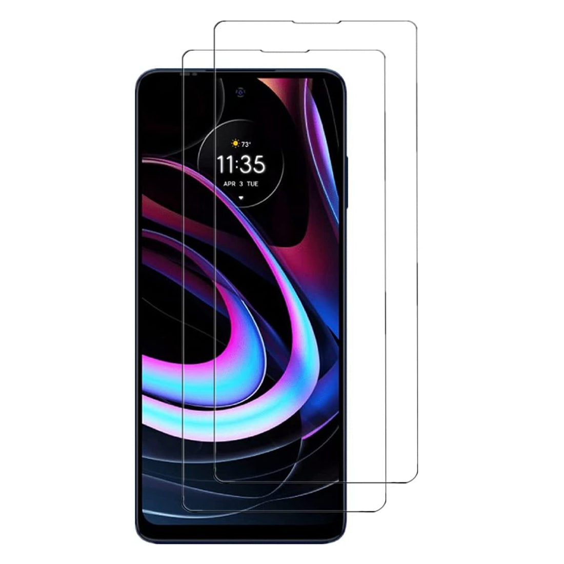 (2 Packs) Tempered Glass Screen Protector for Motorola Moto Edge (2021) (2 Packs) Tempered Glass Screen Protector for Motorola Moto Edge (2021)